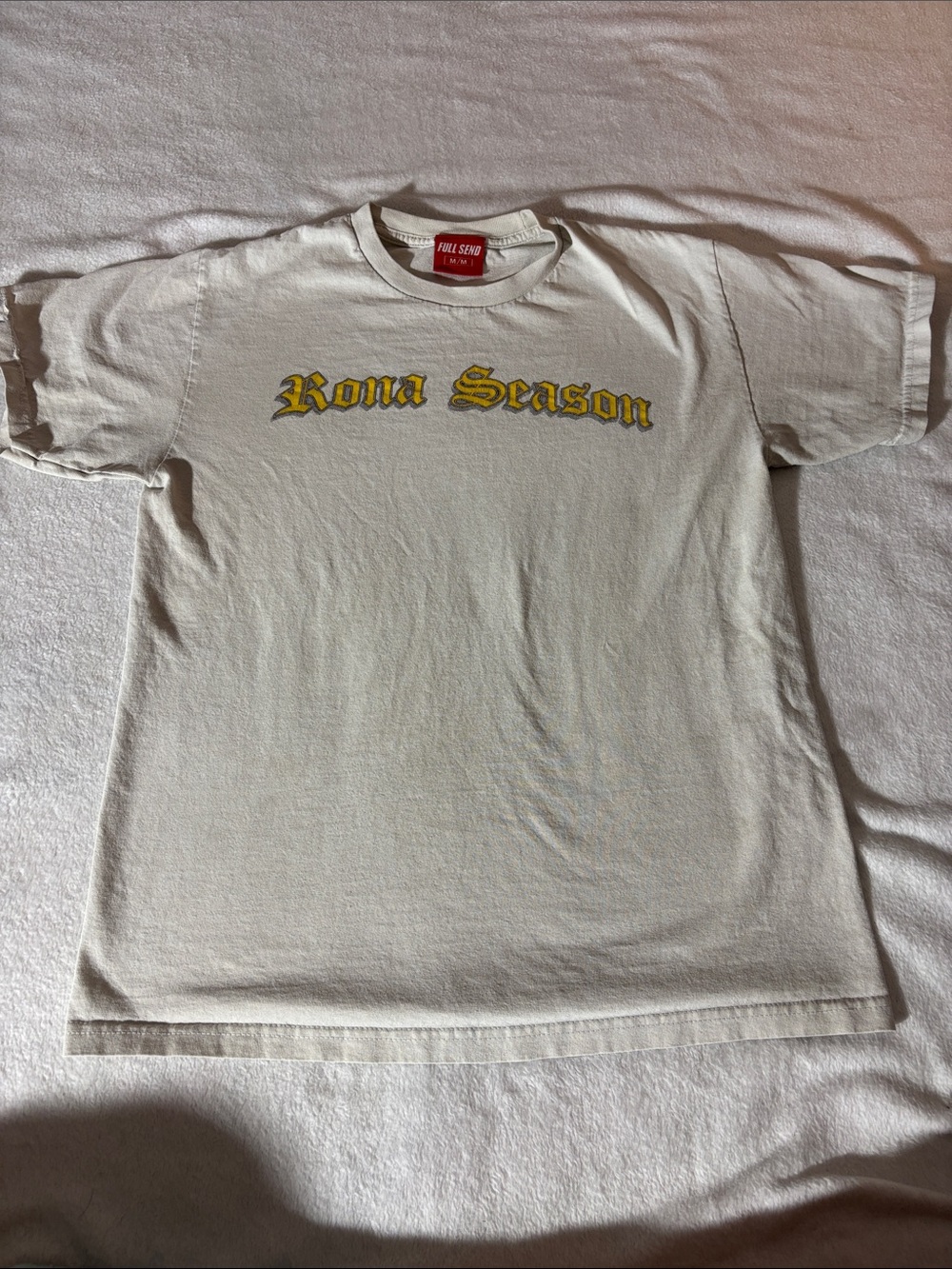 Full Send Rona Season T-Shirt Graphic Tee Size Medium
